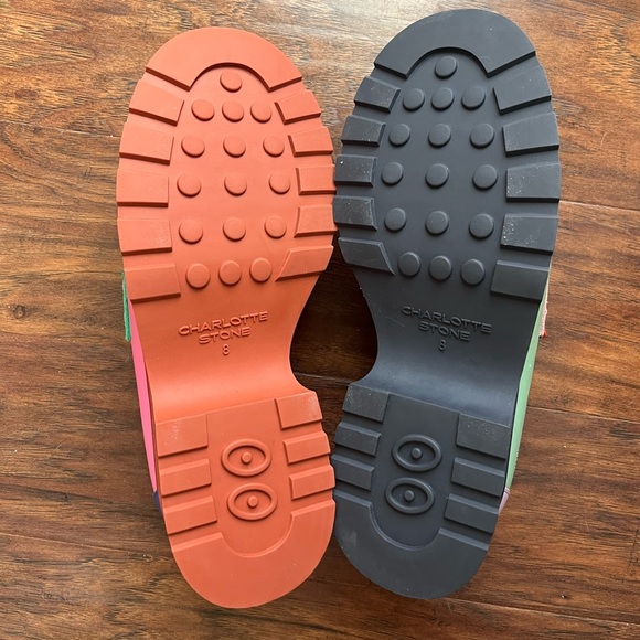 Charlotte Stone Colorful Leather Loafers - Picture 4 of 5